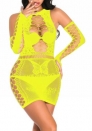 (Real Image)2022 Styles Women Spring INS Styles Sexy Lace Hollow Mini Dress
