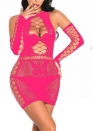 (Real Image)2022 Styles Women Spring INS Styles Sexy Lace Hollow Mini Dress