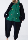 (Black&Green)2022 Styles Women Fashion Spring&Winter TikTok&Instagram Styles Christmas Loose Jumpsuit