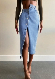 2021 Styles Women Fashion INS Styles Fashion Jeans Skirts