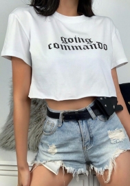 (Real Image)2022 Styles Women Fashion INS Styles Print Short Sleeve Tee