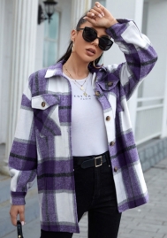 (Real Image)2022 Styles Women Fashion Summer TikTok&Instagram Styles Plaid Coats