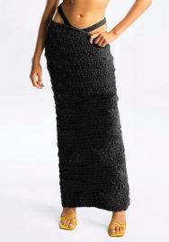 (Black)2022 Styles Women Fashion Summer TikTok&Instagram Styles Solid Color Skirts