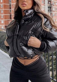 (Black)2022 Styles Women Fashion Summer TikTok&Instagram Styles Front Zipper Coat