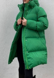 (Green)2022 Styles Women Fashion Spring&Winter TikTok&Instagram Styles Front Zipper Coat