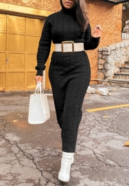 (Black)(Not Waite Tie)2022 Styles Women Sexy Spring&Winter TikTok&Instagram Styles Sweater Maxi Dress