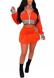 (Orange)2023 Styles Women Sexy&Fashion Spring&Summer TikTok&Instagram Styles Size B Two Piece Suit
