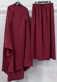 (Red)2023 Styles Women Sexy&Fashion Spring&Summer TikTok&Instagram Styles Muslim Two Piece Dress