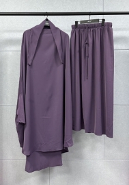 (Purple)2023 Styles Women Sexy&Fashion Spring&Summer TikTok&Instagram Styles Muslim Two Piece Dress