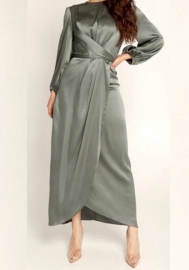 (Green)2023 Styles Women Sexy&Fashion Spring&Summer TikTok&Instagram Styles Muslim Maxi Dress
