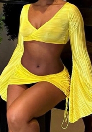 (Yellow)2023 Styles Women Sexy&Fashion Spring&Summer TikTok&Instagram Styles Two Piece Dress