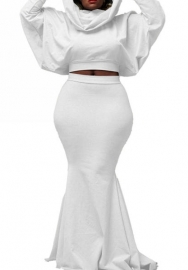 (White)2023 Styles Women Sexy&Fashion Autumn/Winter TikTok&Instagram Styles Hoodie Dress