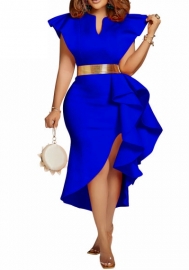 (Blue)2023 Styles Women Sexy&Fashion Autumn/Winter TikTok&Instagram Styles  Irregular Maxi Dress
