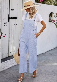 (Only Jumpsuit)(Real Image)2024 Styles Women Sexy&Fashion Sprint/Summer TikTok&Instagram Bohemian Styles Strap Striped Jumpsuit