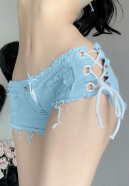 (Real Image)2024 Styles Women Summer Low Waist Sexy Slim Fit Denim Shorts Hot Pants
