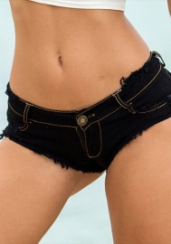 (Only Bottom,Real Image)2024 Styles Women Baddie Sexy Casual Low Waist Denim Micro Hot Shorts