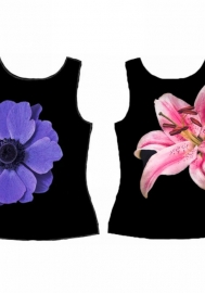 (Real Image)2024 Styles Women Floral Print Casual Versatile Wear T-Shirt Top