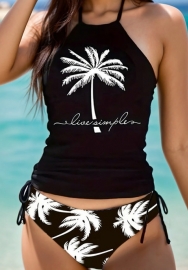 (Real Image)2024 Styles Women Printed High-Waisted Sexy Bikini Separates