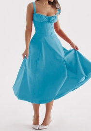 (Real Image)2024 Styles Women Elegant French-Style Strapless Dress