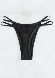 (Only Bottom)2025 Styles Women Solid Quick-Dry High-Waist Bikini Bottoms