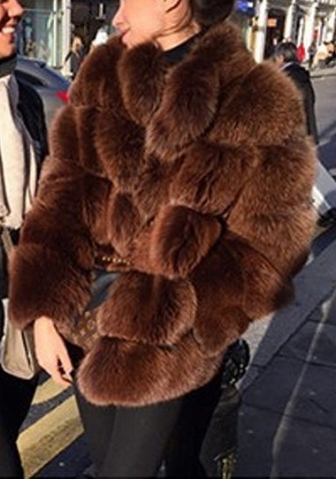 (Coffee)2022 Styles Women Fashion Winter TikTok&Instagram Styles Fur Coats