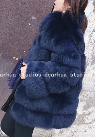 (Blue)2022 Styles Women Fashion Winter TikTok&Instagram Styles Fur Coats
