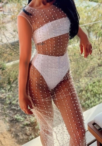 2023 Styles Women Sexy&Fashion Spring&Summer TikTok&Instagram Styles See Through Mesh Cover Ups Beach Swimwear