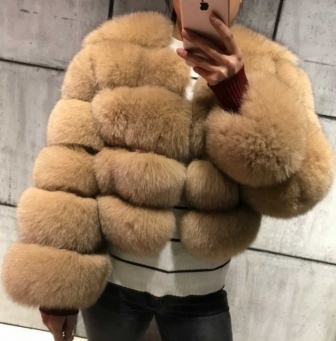 (Only Tops)(Khaki)2023 Styles Women Sexy&Fashion Autumn/Winter TikTok&Instagram Styles Fur Coats