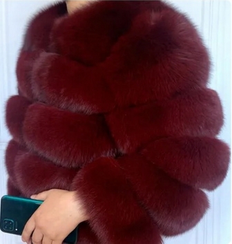 (Only Tops)(Red)2023 Styles Women Sexy&Fashion Autumn/Winter TikTok&Instagram Styles Fur Coats